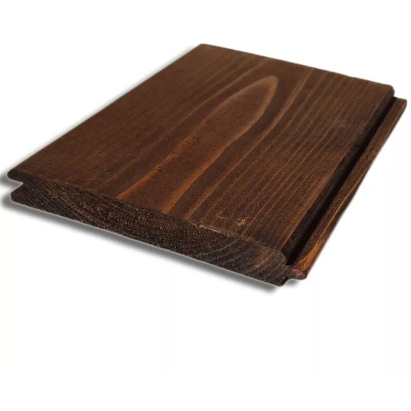 Image of Perline in Legno di Abete da 200x15x2 cm, Multipack 6x, Teak