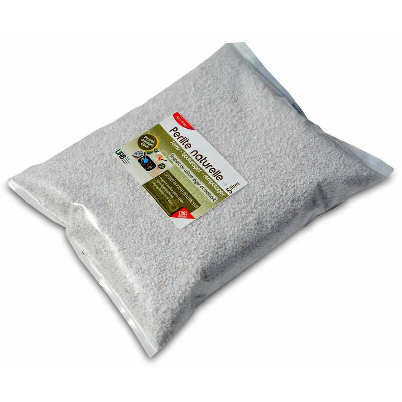 Agro Sens - Perlite minérale naturelle pour semis bouturages rempotages - Sac 5 litres