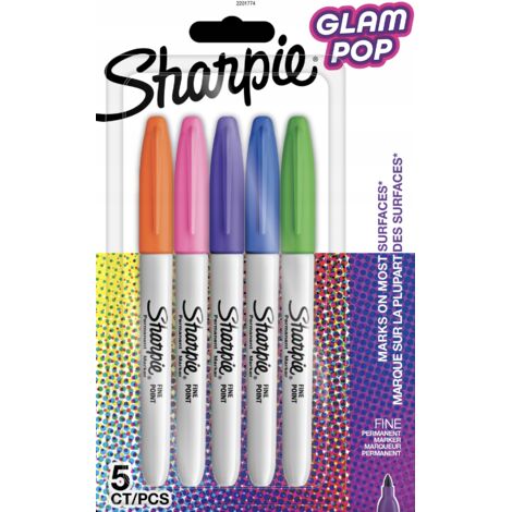 PERM-MARKER. SHARPIE FINE GLAM POP 5 2201774 A'12