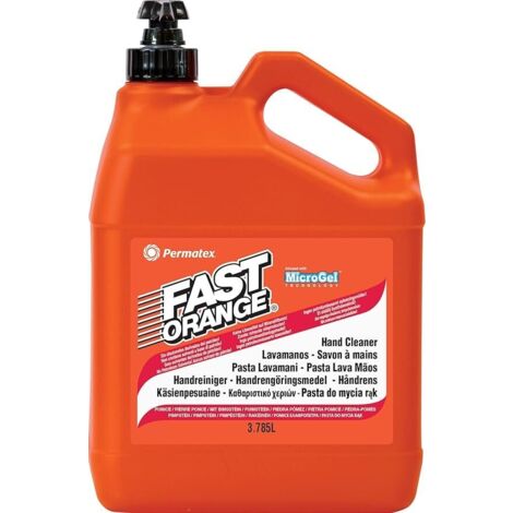 PERMATEX FAST ORANGE - Savon microbilles 3,785 L