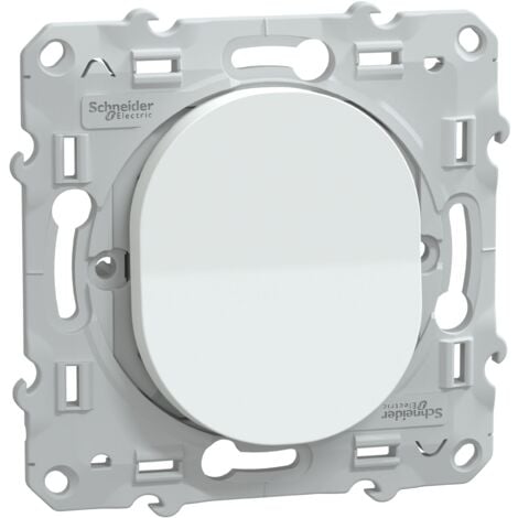 permutateur - blanc - fixation par vis - sans plaque - schneider electric s320205