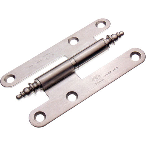Pernio 408 inoxidable con remate