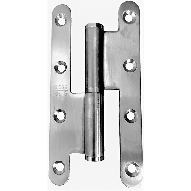 

Pernio de Acero inoxidable 304 para puerta de Madera KLOSE besser 140 x 70 Extremos Redondos | Izquierda