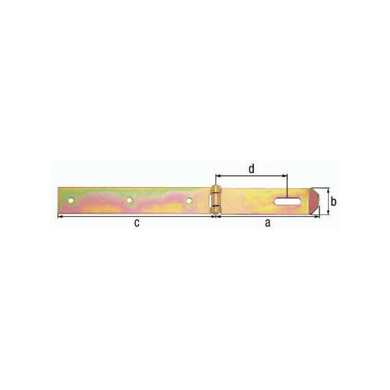 

Superposiciones L.210x140mm An.35mm STA galvanizado amarillo galvanizado GAH (Por 10)