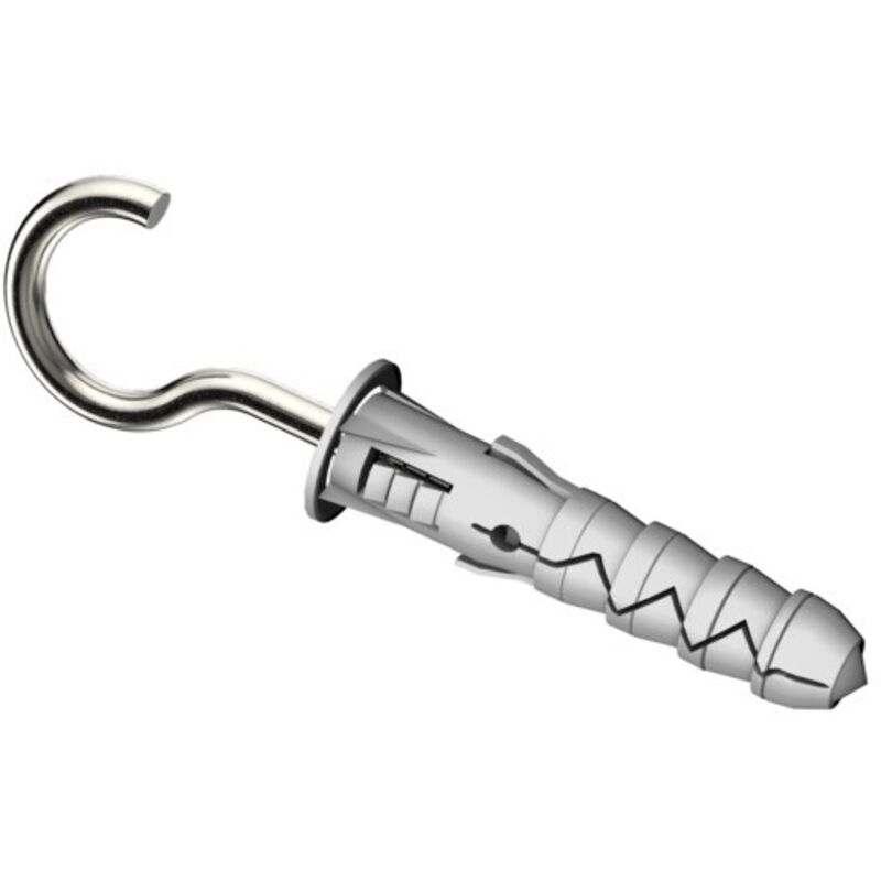 Perno de expansi贸n est谩ndar con gancho de techo tipo C 8x40 4 piezas TitaniumPro