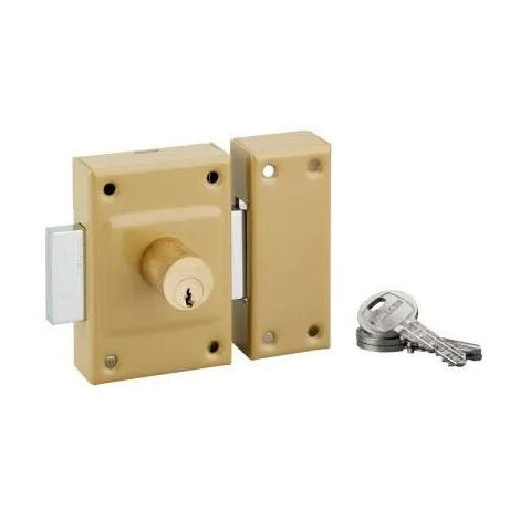 Perno de seguridad de 40mm de doble cilindro estándar, de bronce epoxídico,