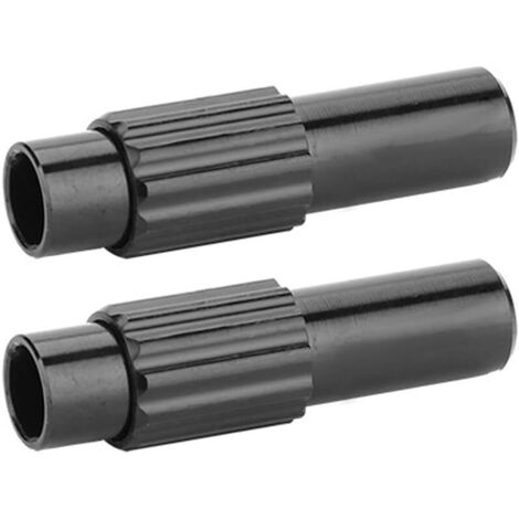 Perno del ajustador de la Bicicleta Conector del Cambio de Marchas del Cable del Freno de 1 par para la Bicicleta de Carretera de Bicicleta de montaña(Black)