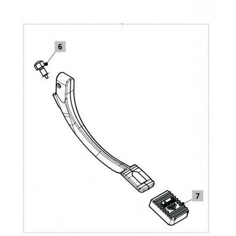 Perno esagonale regolazione leva pedale Idral 02098  Kit montaggio