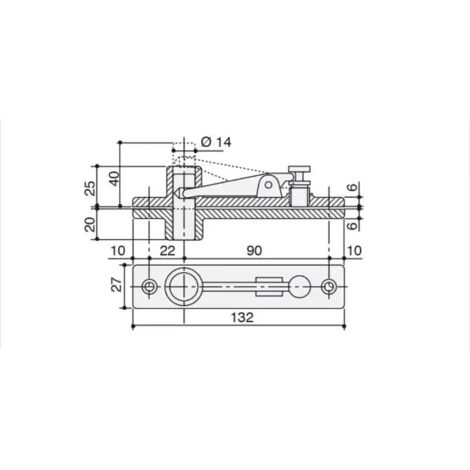 PERNO MAB SUPERIORE AC8 ALLUMINIO NATUR.