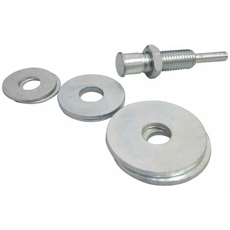 Perno roscado CALFLEX con tres pares de arandelas y vástago de 8 mm