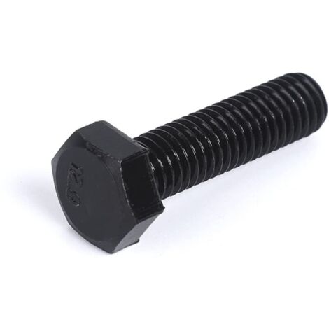 Pernos de cabeza hexagonal (roscados) M8 x 35 mm Tornillos Pernos hexagonales en acero de aleación de alta resistencia clase 12.9 (10 piezas)