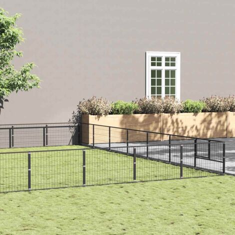Perrera acero 49 m² negra
