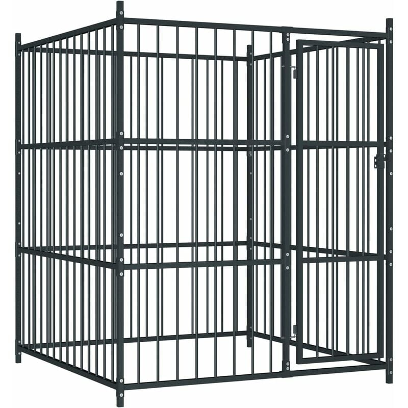 

Perrera de exterior 150x150x185 cm