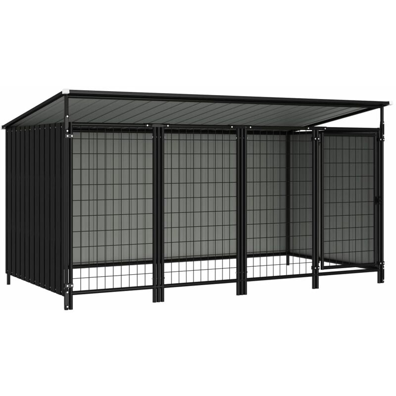 

Perrera de exterior 253x133x116 cm