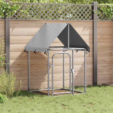 Perrera de exterior con tejado 100x100x150 cm