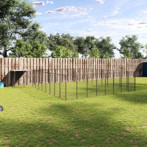 Perrera negra 25,41 m² acero