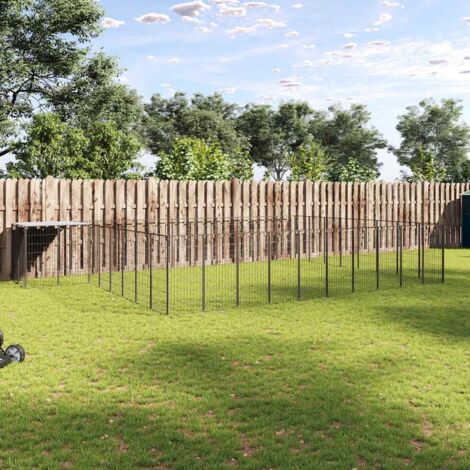 Perrera negra 25,41 m² acero