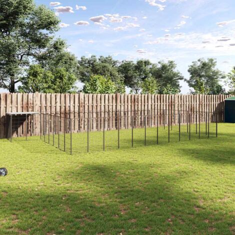 Perrera negra 30,25 m² acero
