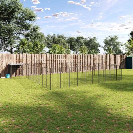 Perrera negra 31,46 m² acero