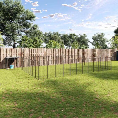 Perrera negra 37,51 m² acero