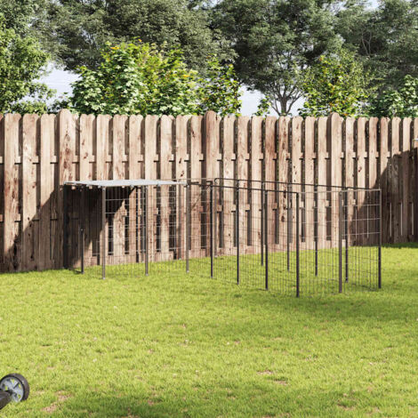 Perrera negra 4,84 m² acero