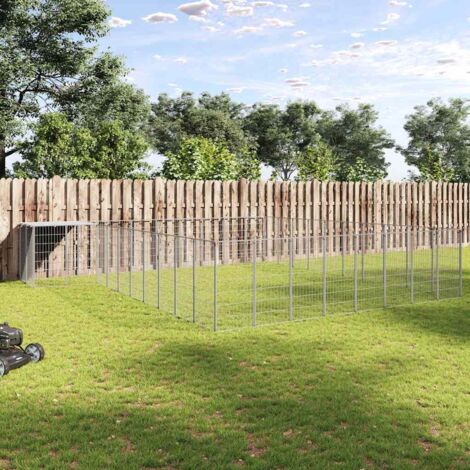 Perrera plateada 37,51 m² acero