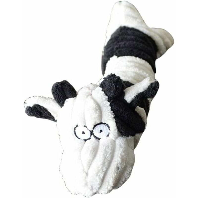 

Perro de juguete de sonido chillón chillón de algodón de PP de alta calidad de LITZEE, vaca de leche