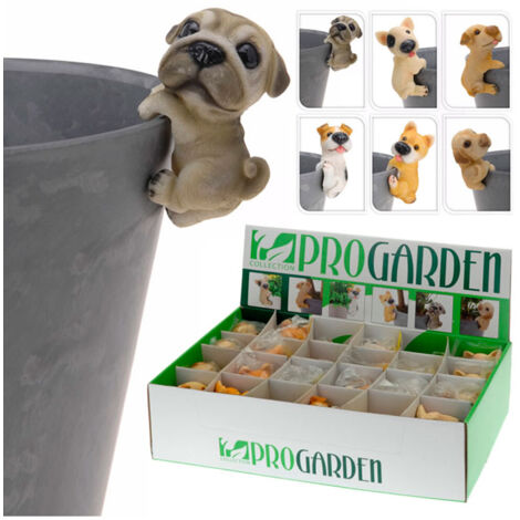 PERRO DECORACION MACETA