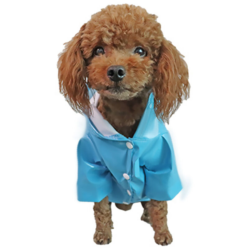 

Perro del impermeable del poncho del animal domestico con reflectante de Gaza con capucha chaqueta impermeable poncho de lluvia para los perros,