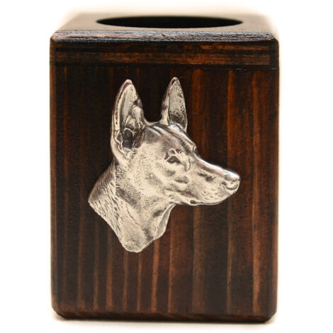 Perro faraón, galgo maltés: candelabro de madera con un perro, un recuerdo único después de la pérdida de un perro, hecho a mano por Art-Dog