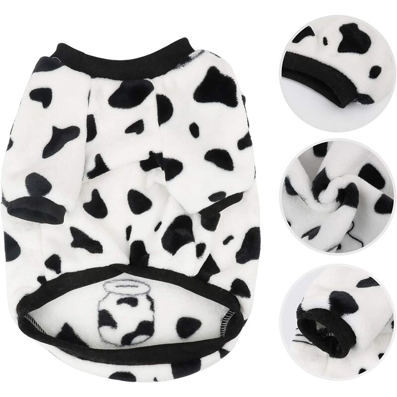 

Perro Gato Ropa Traje Abrigo Suéter Aguacate Pato Vaca Ropa de dibujos animados Suave Cálido Coral Fleece Animal Con capucha Ropa de invierno Mono