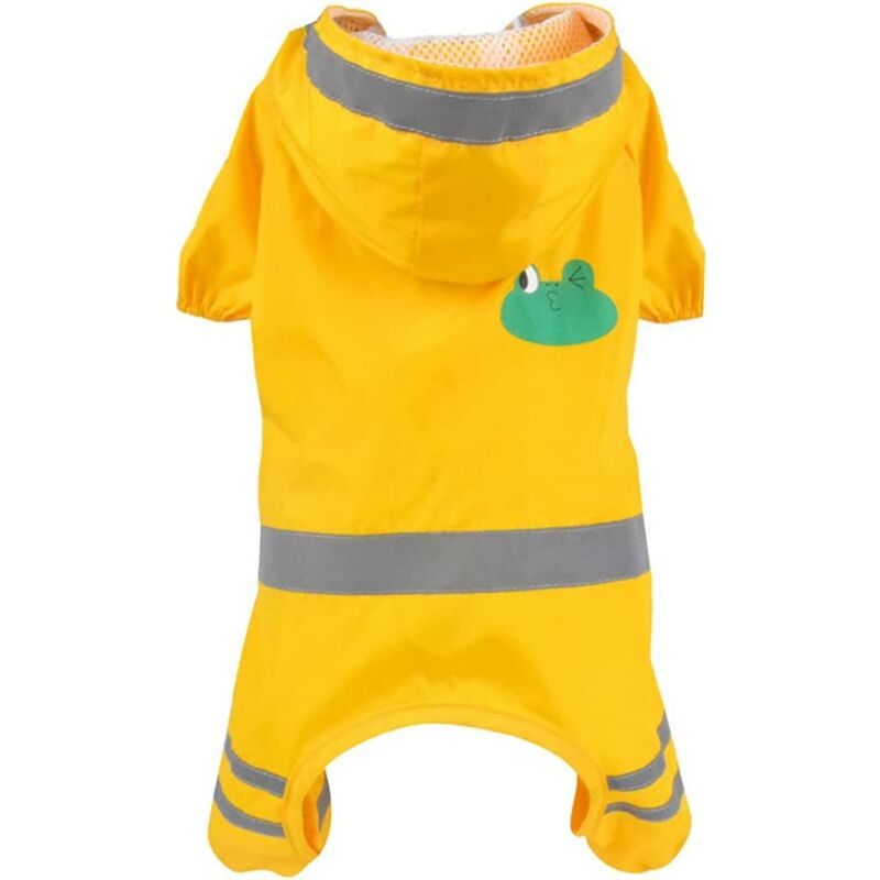 

Perro impermeable reflectante impermeable para perros pequeños y medianos Ropa reflectante ajustable para mascotas