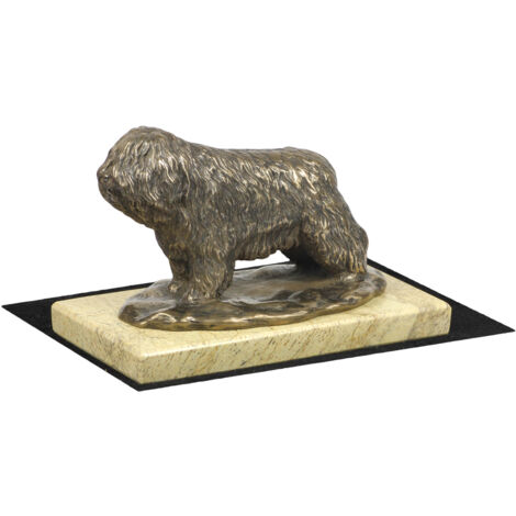 Perro pastor polaco de llanura, PON: estatuilla de perro, figura de silueta de perro, trofeo para una exposición canina de la marca Art-Dog