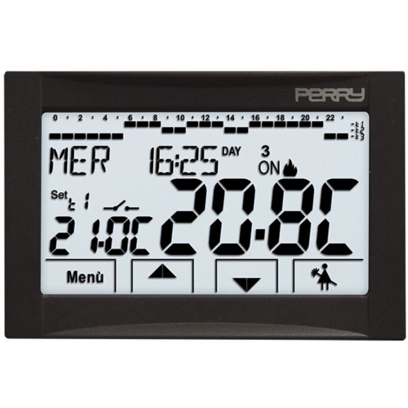 Cronotermostato Perry Incasso Touch Screen Universale 230v Cds27