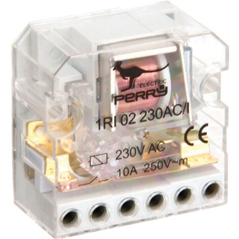 PERRY ELECTRIC PERRY Stromstoss-Schalter 1RI02230AC/I, 230 V, 2 Schaltkontakte