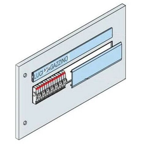 Persiana Abb para ranura DIN 24 módulos 3pcs chapa AD1088