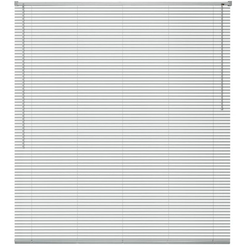 

Happyshopping - Persiana aluminio 100x160 cm plateada