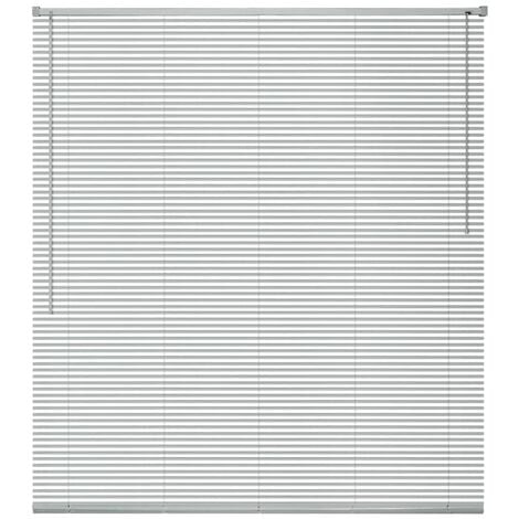 Persiana aluminio 160x160 cm plateada