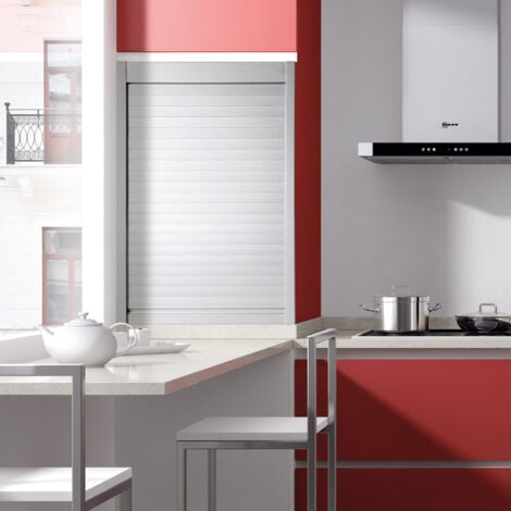 Persiana Basica 1500-600 L-37 Pvc Blanco Mate Gr16