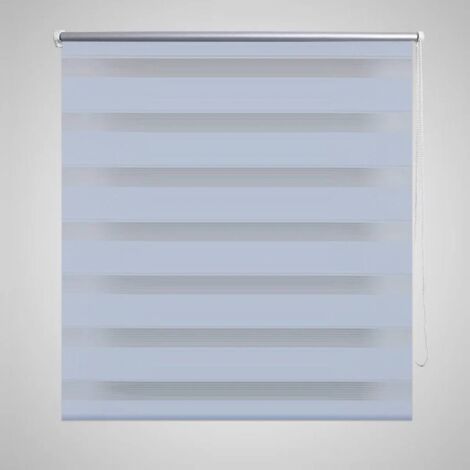 Persiana Cebra 140 x 175cm Blanco vidaXL