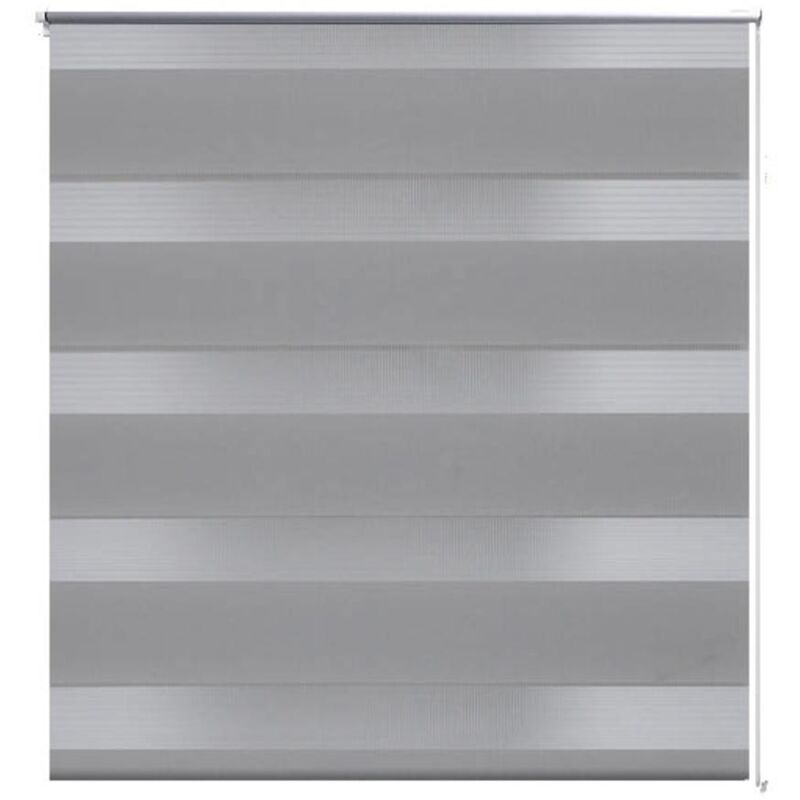 

vidaXL Persiana Cebra Estor a Rayas 80x175 cm Gris - Gris