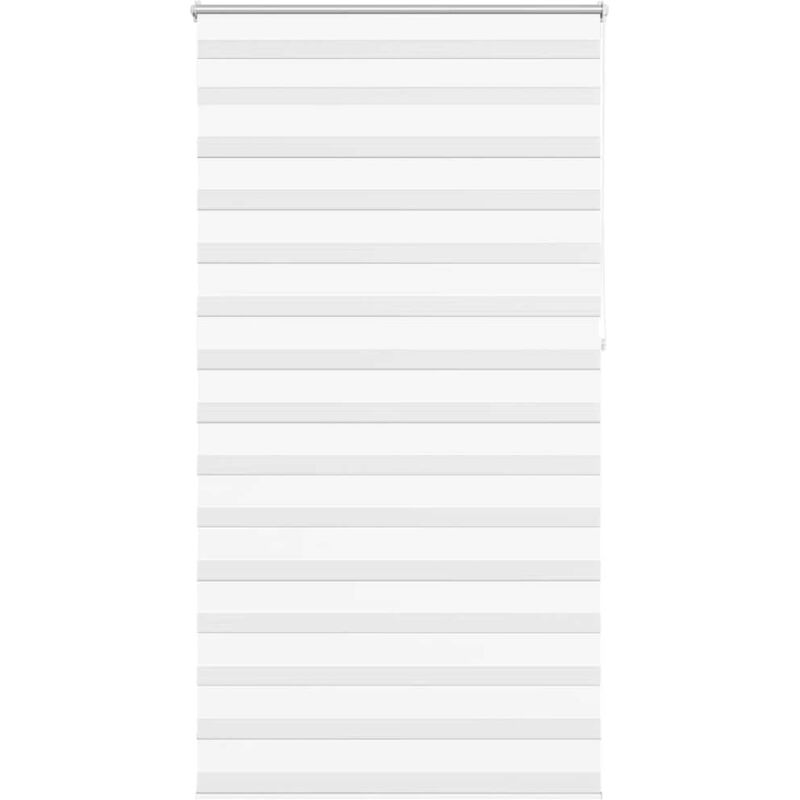 

vidaXL Persiana Cebra Estor a Rayas 120x230 cm Blanco - Blanco