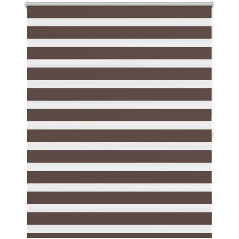 

vidaXL Persiana Cebra Estor a Rayas 140x175 cm Café - Marrón