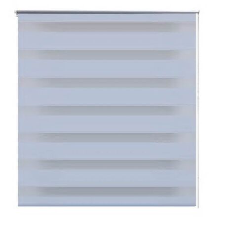 Persiana Cebra 40 x 100 cm Blanco vidaXL