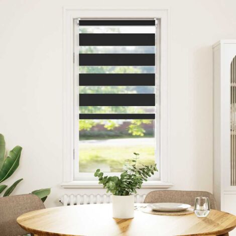 Persiana Cebra 40 x 100 cm Negro vidaXL