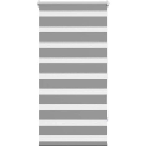 Persiana Cebra 80 x 150 cm Gris