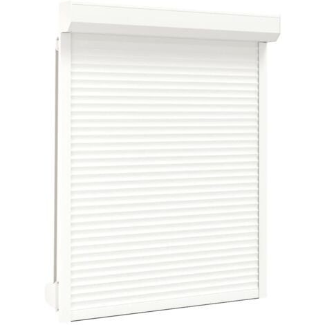 Persiana de aluminio blanca 120x150 cm vidaXL