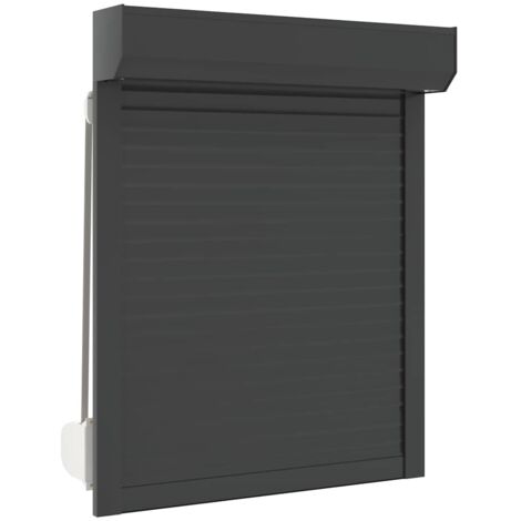 Persiana de aluminio gris antracita 70x100 cm vidaXL