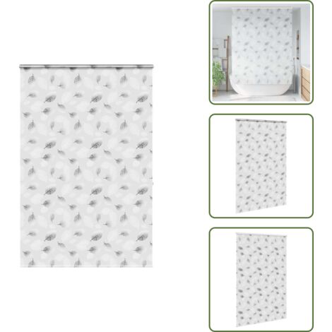 Persiana de ducha con casete - vidaXL Estor enrollable para ducha casete tela 160x240 cm ancho 156 cm - Persiana de ducha para baño
