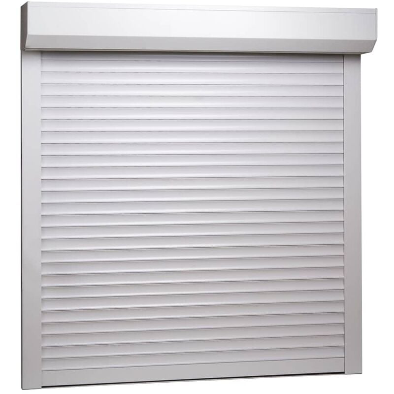 

Persiana enrollable aluminio blanca 100x100 cm